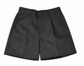 Boys Grey School Uniform Shorts - Premium Quality