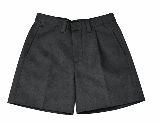Boys Grey School Uniform Shorts - Premium Quality