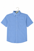 *Premium Quality* Boy's Blue Short Sleeve School Shirt